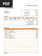 Bank Statement Template 4 - TemplateLab