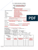 Indicaciones para Llenar y Entregar La Ficha, Formato PDF