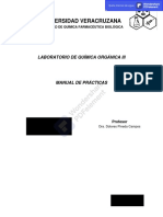 Manual de Prácticas de Química Orgánica III 