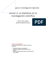 Sesion 3c La Hipotesis de Investigacion