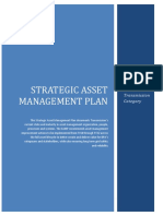 Strategic Asset Management Plan: For Transmission Category