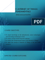 Ece3501-Internet of Things Fundamentals: Dr.B.Nagajayanthi