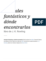 Animales Fantásticos y Dónde Encontrarlos - Wikipe