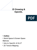 2D Drawing & Opengl