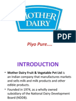 Mother Dairy MBA Semester 1 Marketing Assignment