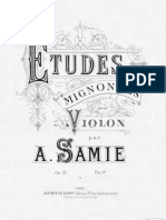 Samie Etudes Mignonnes Violon