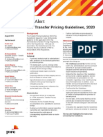 Tax Alert: The Transfer Pricing Guidelines, 2020