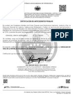 Certificación de Antecedentes Penales - Osh