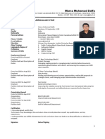 Marsa Muhamad Daffa: Curriculum Vitae