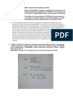 07 - Activity Sample Problems and Financial Ratios