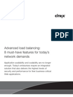 Advanced Load Balancing: 8 Must-Have Features For Today's Network Demands