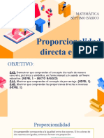 (Proporcionalidad Directa e Inversa)