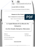 Capital Humain Et Reussite Des Entreprises CAS DES GRANDES ENTREPRISES MAROCAINES-1