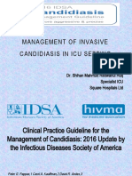 Candidiasis IDSA 2016