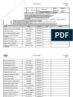 Lista de Presença - INTEGRAÇÃO