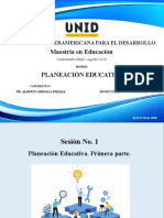 Planeación Educativa. Primera Parte.