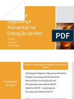 HIGIENE E SEGURANÇA Na Extração de Mel