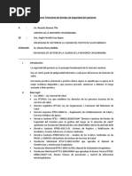 Informe Rondas de Seguridad III ANDARAY