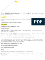 Summary: 3 TYPES OF FASTING AND God's 9 Main Purposes For Fasting. Link Included To Powerpoint