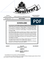 Le - Moniteur - (21 - Mars - 2014) - ARRETE FIXANT LE STATUT PARTICULIER DES PERSONNELS EDUCATIFS