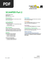 Scamper Part 2: Driving Question