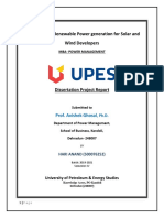 Hari-Forecasting of Renewable Power For Solar & Wind Developers