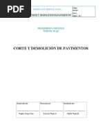 4.8 Procedimiento de Corte y Reposicion de Pavimento Op