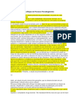 02 - Objetivos e Etapas Do Processo Psicodiagnóstico