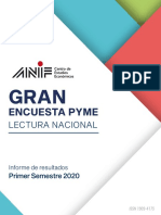 Gran Encuesta Pyme Nacional I 2020