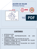 SESIÓN 02 - ECUACIÓN DE EULER (1era FORMA)