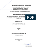 4.proyecto de Tesis, Gestion Del Conocimiento y Gestion Administrativa