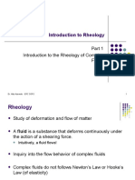 I. Introduction To Rheology