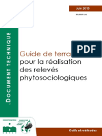 Guide Relevés de Terrain - Juin2015