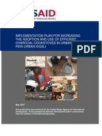 Implementation Plan For Increasing The Adoption and Use of Efficient Charcoal Cookstoves in Urban and Peri-Urban Kigali