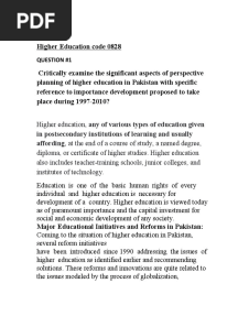 Higher Education Code 828