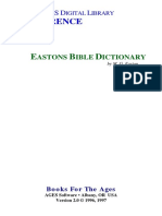 Eastons Bible Dictionary