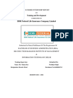 IDBI-Training and Development