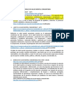 Modelo de Salud Mental Comunitaria. Exposición