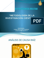 PPT5 Metodologia HERRAMIENTAS DE INVESTIGACIÓN 5 PQ ISHIKAWA ARBOL CAUSA EFECTO Segundo Semestre