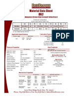 Material Data Sheet: Manganese Bronze (High Strength Yellow Brass)