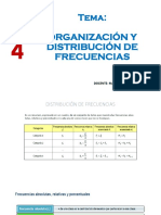 Semana 04 - Organizacion y Distribucion de Frecuencias