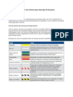 Estándar de Colores para Marcaje 5S de Pisos