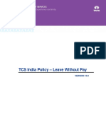 TCS India Policy - Leave Without Pay