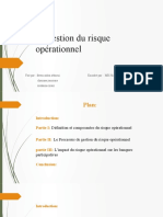 La Gestion Du Risque Opérationnel