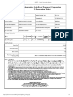 Maharashtra State Road Transport Corporation E-Reservation Ticket