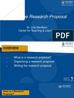 3 Research Proposal