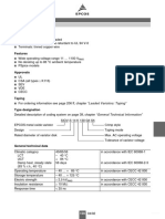 Standard Series: Leaded Varistors