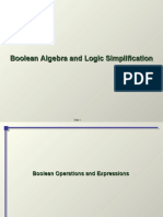 Boolean Algebra and Logic Simplification