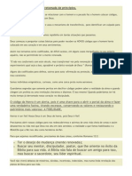 O Código Da Honra É Uma Retomada de Princípios