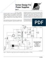 Topswitch: Flyback Transformer Design For Power Supplies